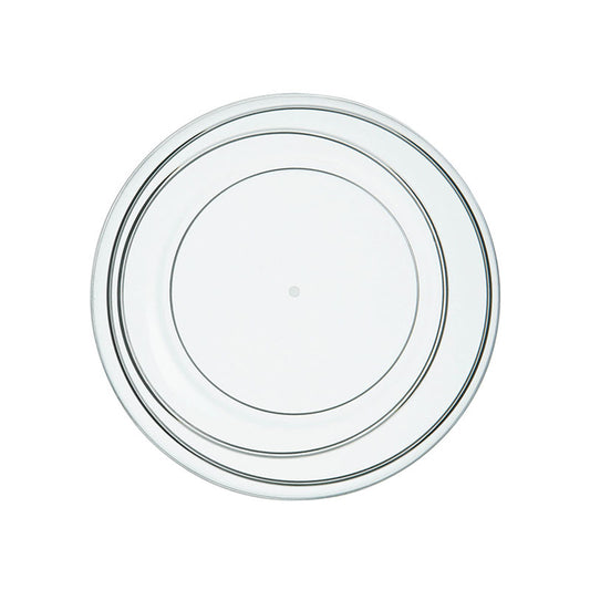 Clear Plastic Small Summer Plate