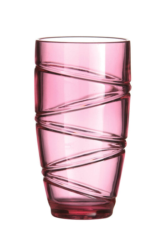 Hi-Ball Pink Plastic Summer Glass