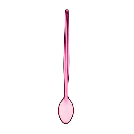 Pink Plastic Sundae Spoons - Set of 6 - Premier Home