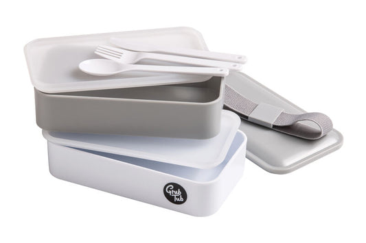 Grub Tub Grey Lunch Box
