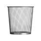 Small Matt Silver Mesh Waste Paper Basket - Premier Home