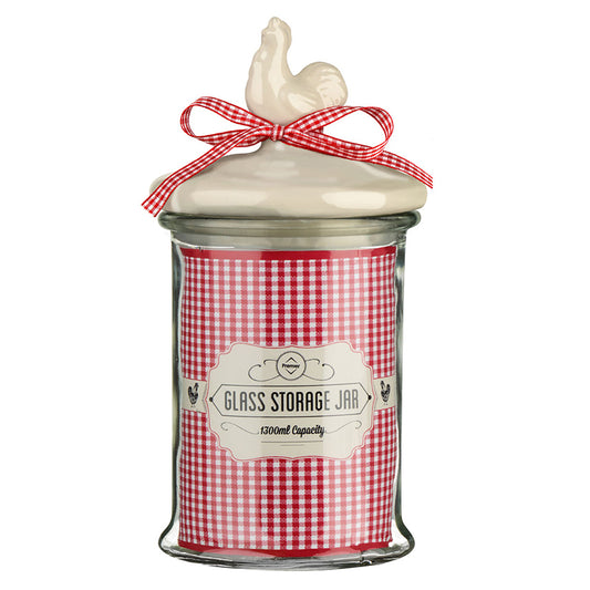 Glass Storage Jar - 1300ml