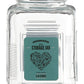 Luca Assorted Square Clear Glass Large Storage Jar