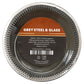 Grey Steel Wrap Glass Storage Jar - 1500Ml