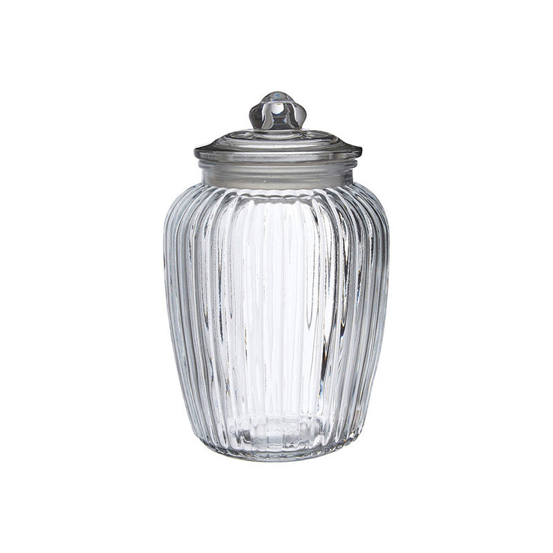Vintage Design Glass Storage Jar - 2280ml