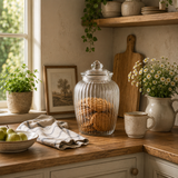 Vintage Design Glass Storage Jar - 2280ml