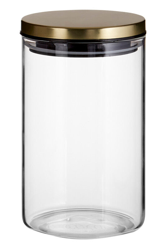 Freska Gold Lid Storage Jar - 950Ml
