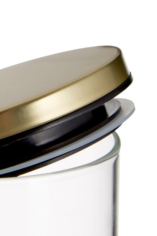 Freska Gold Lid Storage Jar - 950Ml