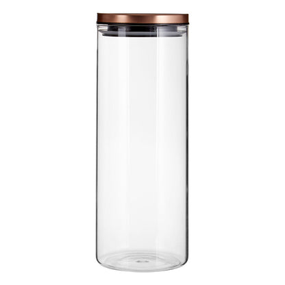 Freska Rose Gold Lid Storage Jar - 1600Ml