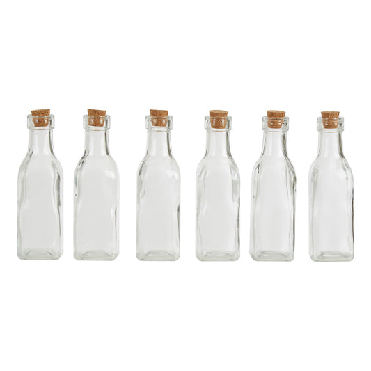 Tromso 6pcs Small Glass Bottles