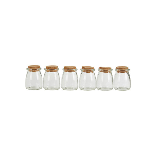 Tromso Set of 6 Round Glass Jars