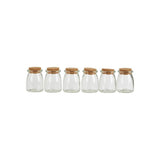 Tromso Set of 6 Round Glass Jars - Premier Home