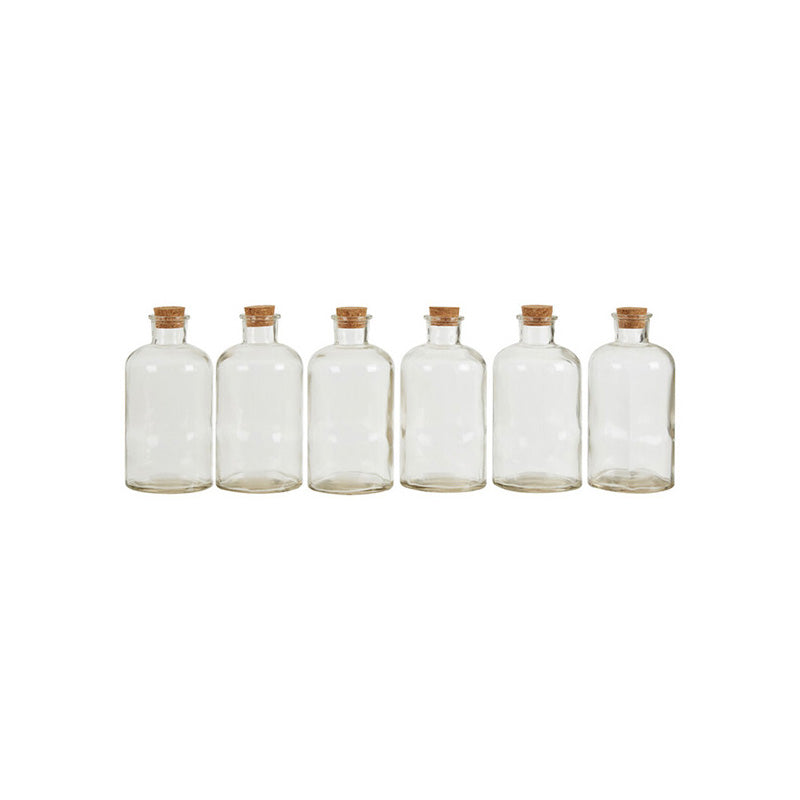 Tromso Set of 6 Square Small Glass Jars