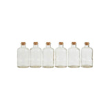 Tromso Set of 6 Square Small Glass Jars - Premier Home