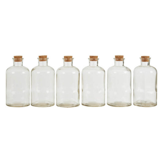 Tromso Set of 6 Round Glass Bottles