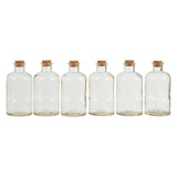 Tromso Set of 6 Round Glass Bottles - Premier Home
