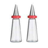Red Plastic Oil And Vinegar Set - Premier Home