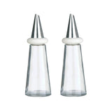 Cream Plastic Oil And Vinegar Set - Premier Home