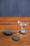 Set Of Four Slate Round Coasters