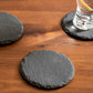 Set Of Four Slate Round Coasters