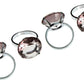 Smoke Grey Diamante Napkin Rings - Set Of 4 - Premier Home