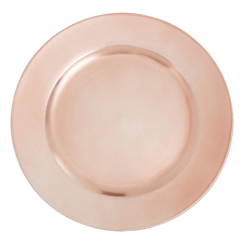 Rose Gold Charger Plate