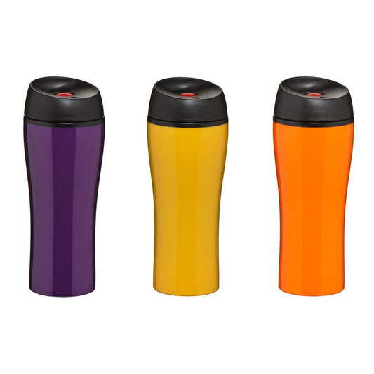 Multicolour 450ml Travel Beakers - Premier Home