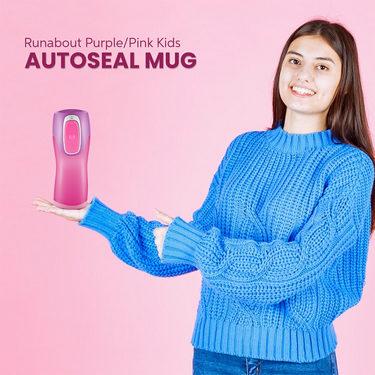 Runabout Purple/Pink Kids Autoseal Mug
