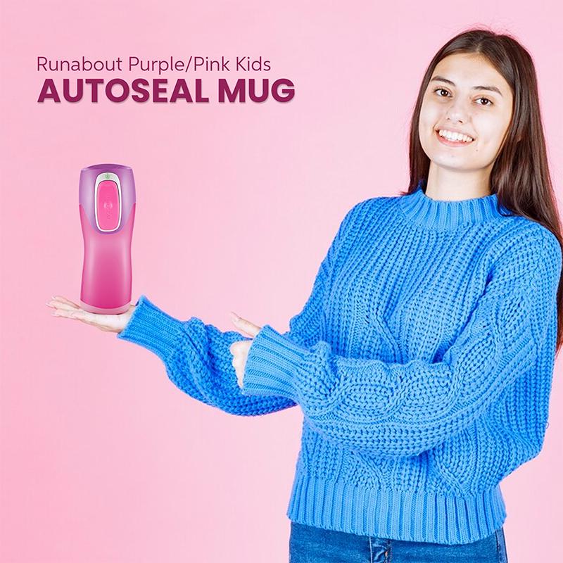 Runabout Purple/Pink Kids Autoseal Mug