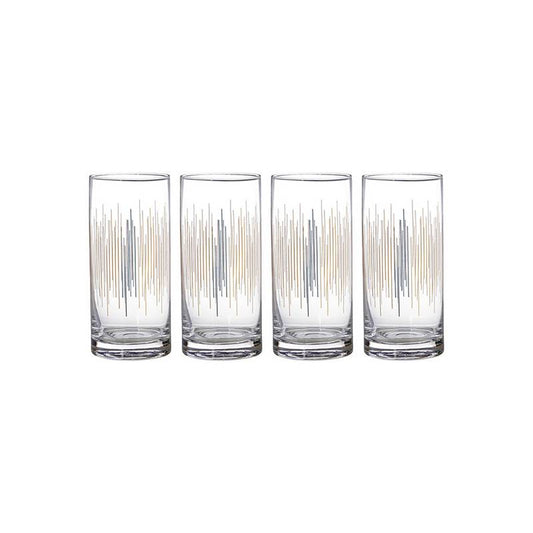 Jazz Highball Glasses Set of 4