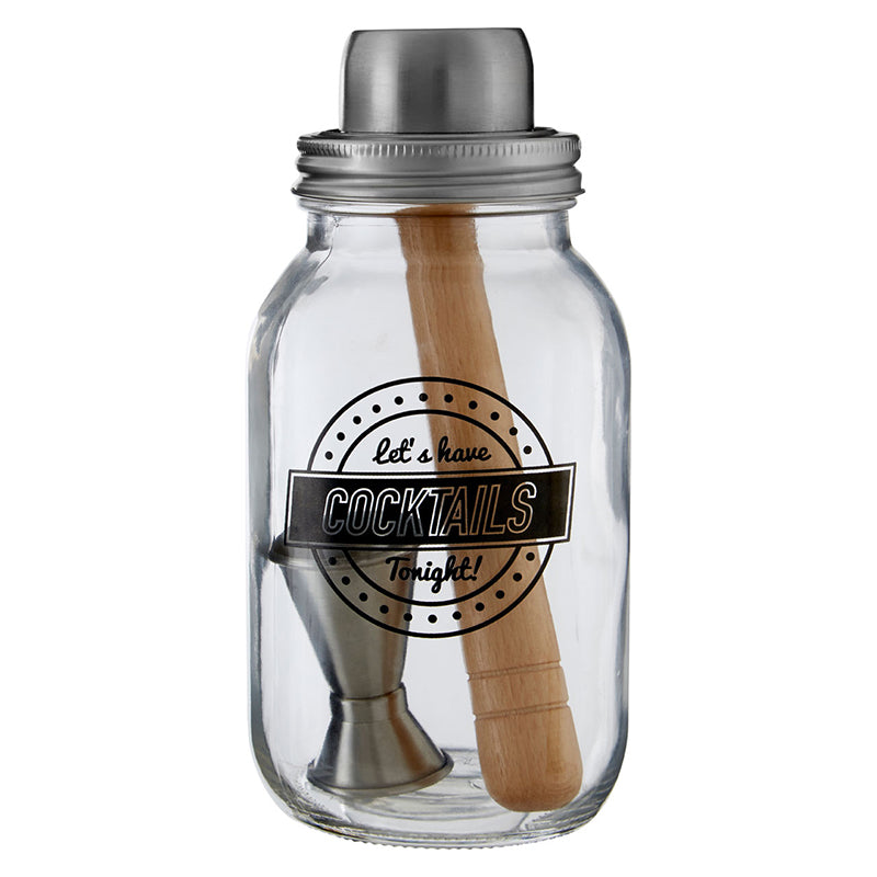 Stylish cocktails jar for kitchen accessories, perfect for serving drinks and enhancing home bar setups.