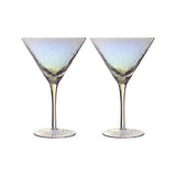 Aurora Set of 2 Lustre Cocktail Glasses - Premier Home