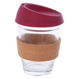 Mimo Glass Mug with Red Silicone Lid - Premier Home