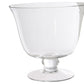 Large Clear Glass Trifle Bowl