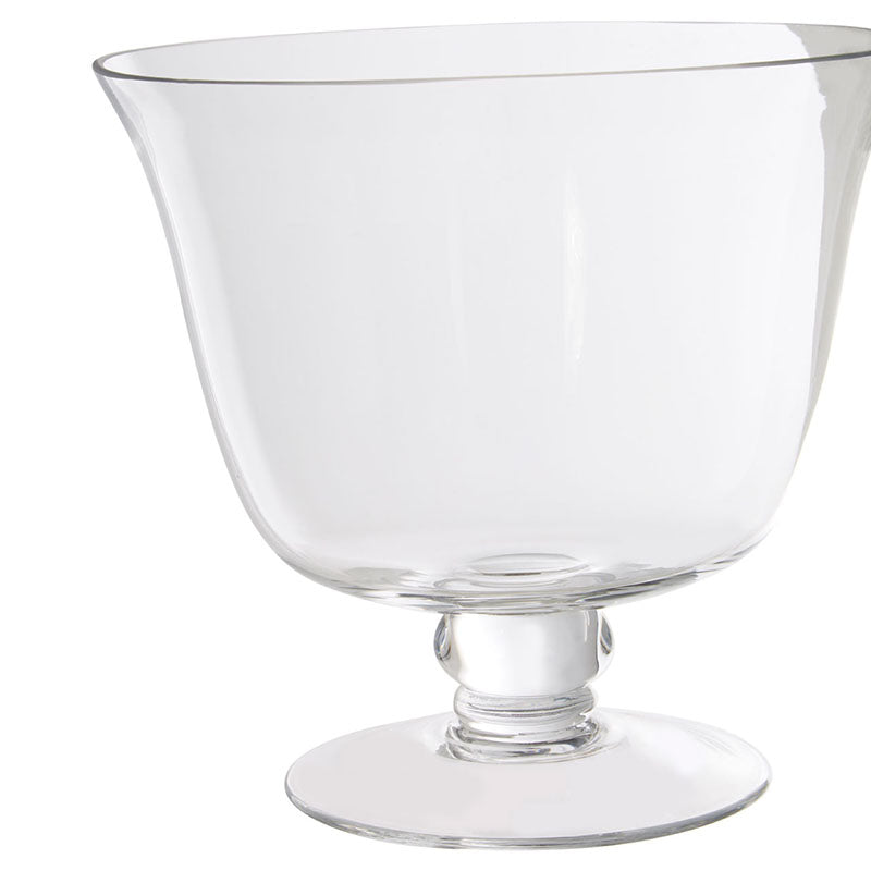 Large Clear Glass Trifle Bowl