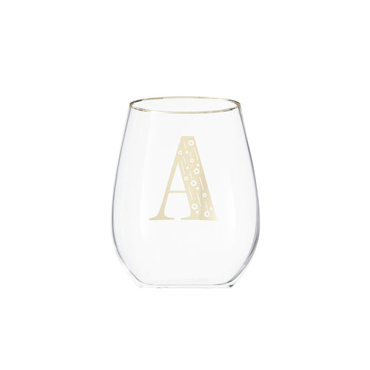 Claro Letter A Curved Tumbler