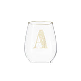 Claro Letter A Curved Tumbler - Premier Home