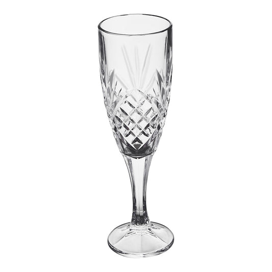 Set of four Beaufort Crystal Flutes