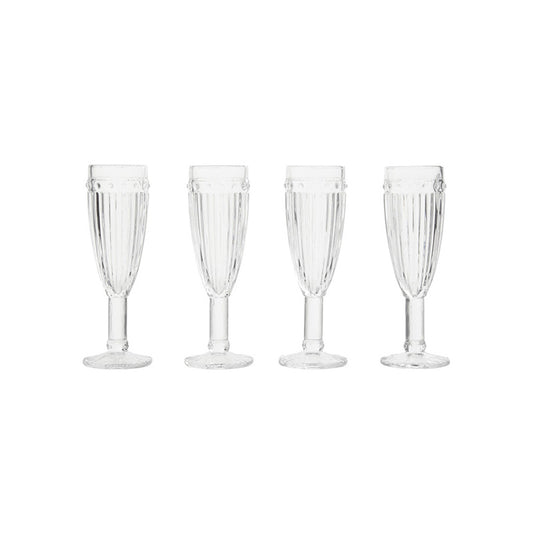 Auclair Set Of Four Champagne Glasses