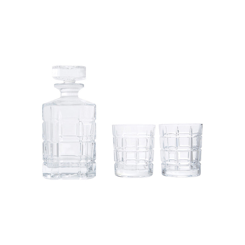 Auclair Decanter With Two Tumblers