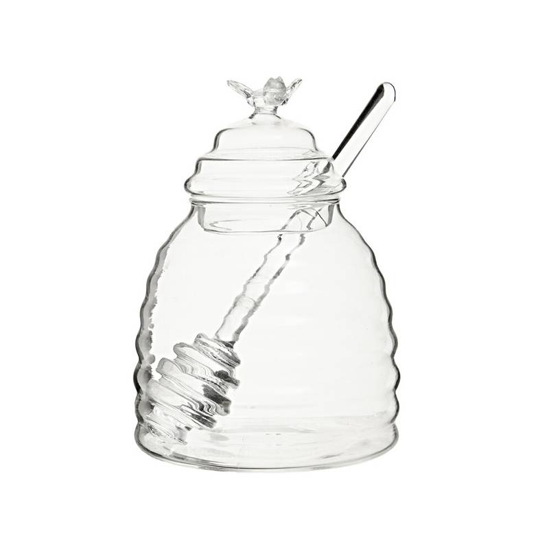 Freska Honey Jar With Glass Dipper