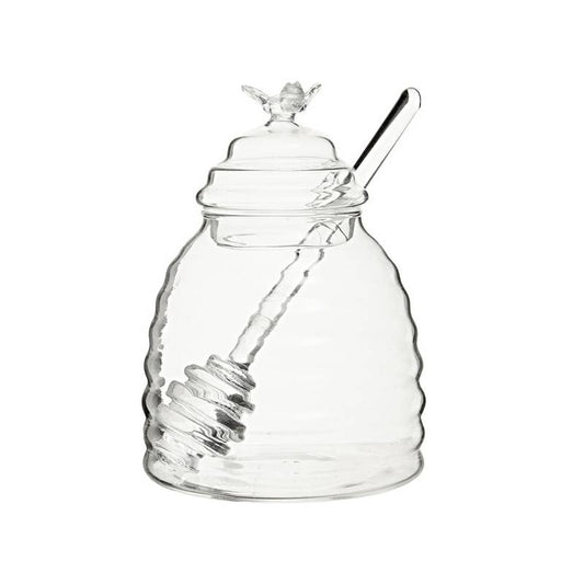 Freska Honey Jar With Glass Dipper