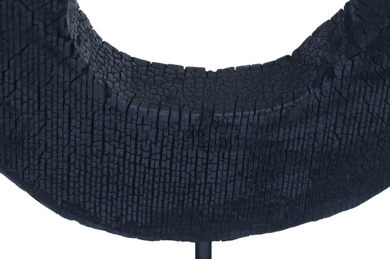 Fidel Small Rustic Mango Wood Sculpture On Stand