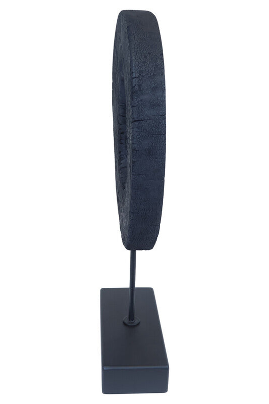 Fidel Large Rustic Mango Wood Sculpture On Stand