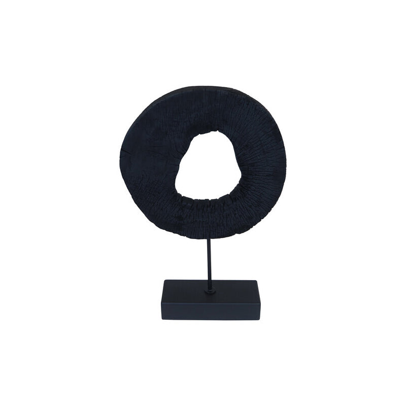 Fidel Large Rustic Mango Wood Sculpture On Stand