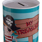 Pirate Round Money Tin