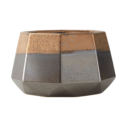 Jet Large Metallic Planter