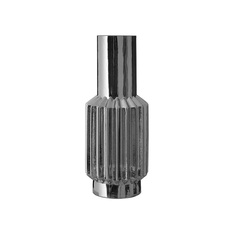 Onice Silver Large Glass Vase