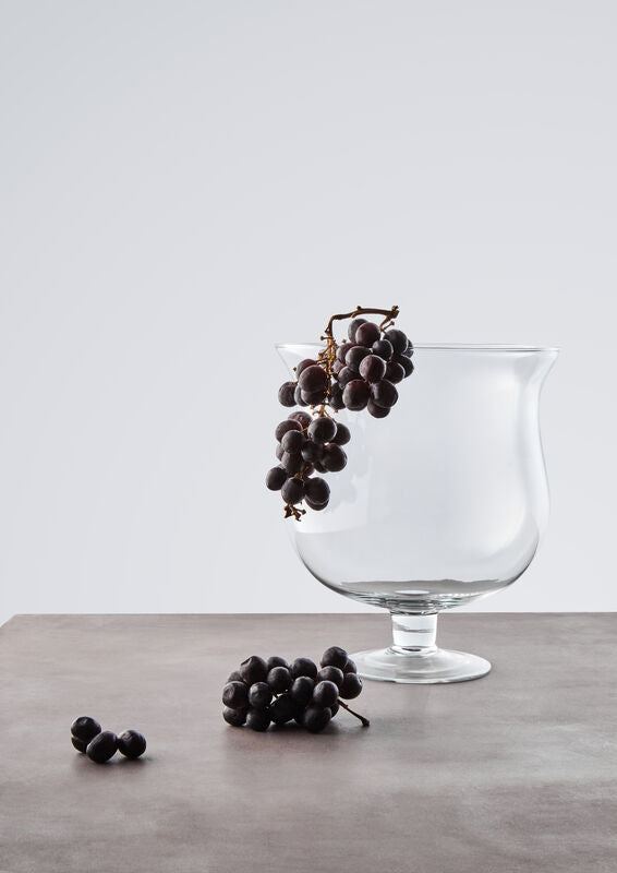Ambra Clear Glass Cognac Vase