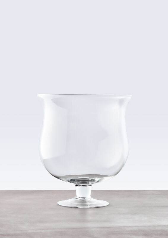 Ambra Clear Glass Cognac Vase